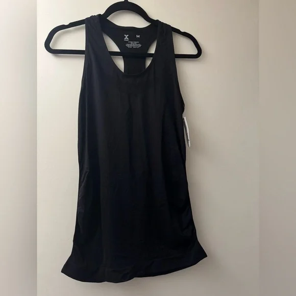 Xersion Bundle Peach and Black Racerback Tank Tops - Picture 4 of 6